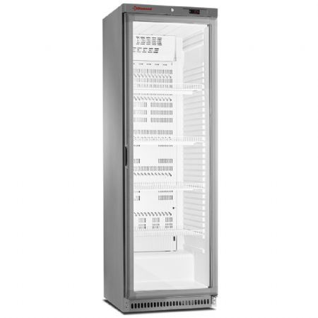 Armoire réfrigérée vitrée ventilée 400 litres acier inox - Diamond Promo - PFV402-R6X/G Armoire réfrigérée vitrée ventilée 400 litres acier inox - Diamond Promo - PFV402-R6X/G