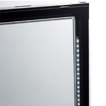 Armoire frigorifique positive ventilée 525 litres porte vitrée GN 2/1 600x400 blanche - Diamond Promo - PFV55-R6G