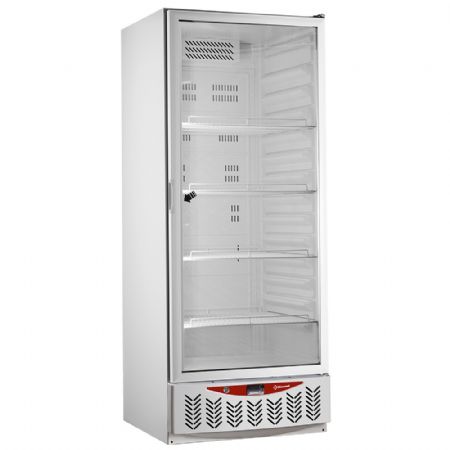 Armoire pâtissière positive ventilée porte vitrée 525 L avec 4 grilles GN 2/1 - Diamond Promo - PFV55-R6G