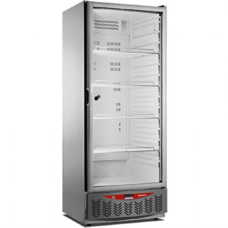 Armoire réfrigérée ventilée 1 porte vitrée 525 L acier inox - Diamond Promo - PFV55/X-R6G Armoire réfrigérée ventilée 1 porte vitrée 525 L acier inox - Diamond Promo - PFV55/X-R6G