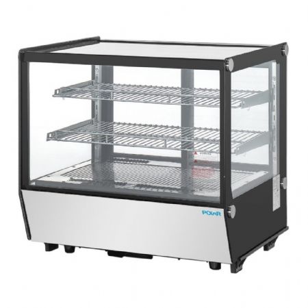 Vitrine comptoir présentation positive 120 L 702 mm noire carrée - Polar - PG003 Vitrine comptoir présentation positive 120 L 702 mm noire carrée - Polar - PG003
