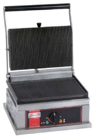 Grill panini professionnelle simple plaque fonte 3000 W - Sofraca - PGM1