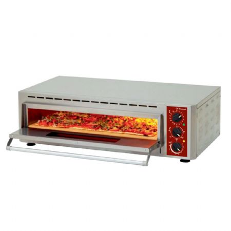 Petits four à pizza pro électrique chambre 2 pizzas Ø 330 mm 5 kW - Diamond Promo - PIZZA-QUICK/66-43
