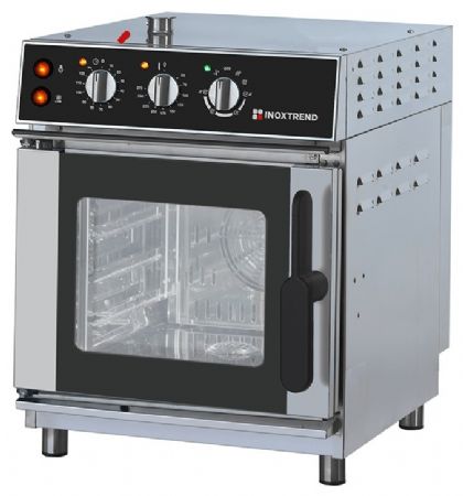 Four mixte professionnel Triphasé 4 niveaux GN 1/1 Commandes électromécaniques - Furnotel - PKDA104E