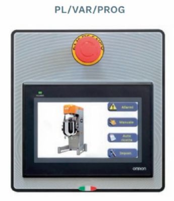 Batteur planétaire 140L avec variateur de vitesses programmable triphasé