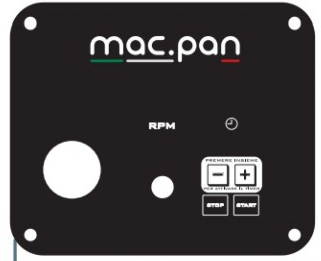 Batteur planétaire 20L triphasé à vitesse variable digital