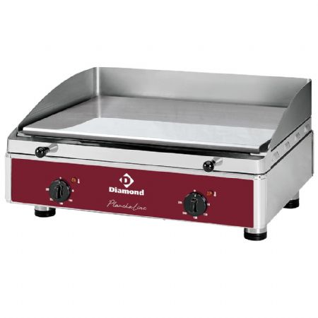 Plaque à Snacker électrique lisse chromée 4 kW - Diamond Promo - PLANCHA/2ELCR-N Plaque à Snacker électrique lisse chromée 4 kW - Diamond Promo - PLANCHA/2ELCR-N