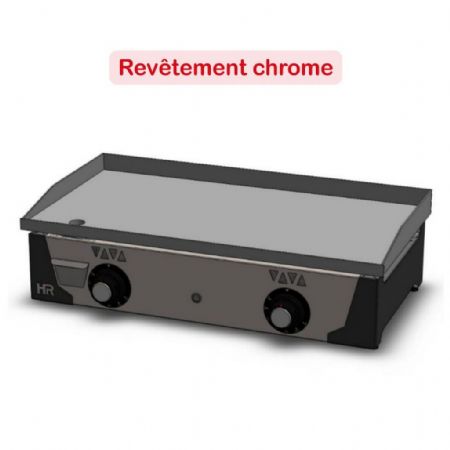 Plaque à Snacker Gaz plaque chrome 9600 W - Hr Fainca - PLC8100CR