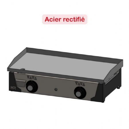 Plaque à Snacker Gaz plaque acier rectifié 15 mm 9600 W - Hr Fainca - PLC8100RT
