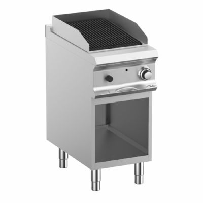 Gril pierre de lave sur coffre 1 grille 352x475mm - Profondeur 700mm