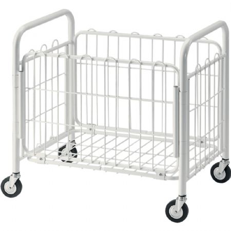 Panier  linge pliant sur roues