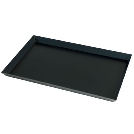 Plaque en tle noire 600x400 bord  vas 30 mm