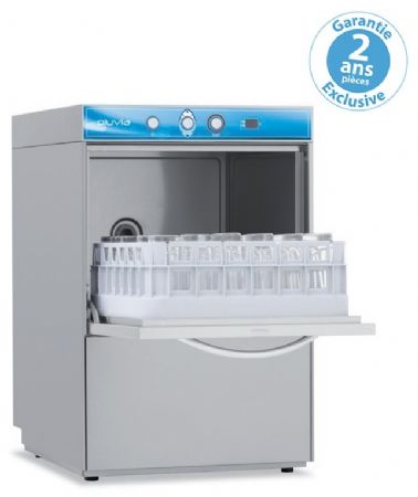 Lave-verres professionnel panier 400x400 mm avec adoucisseur - Furnotel - PLUVIA240ADG