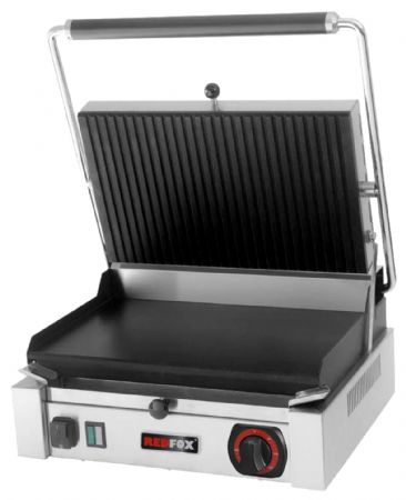Grill de contact surface lisse monophasé - Redfox - PM 2015 LTF