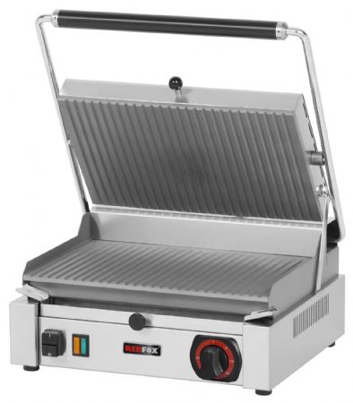 Grill de contact surface rainurée monophasé - Redfox - PM 2015 R Grill de contact surface rainurée monophasé - Redfox - PM 2015 R