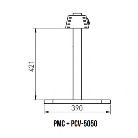 Lampe chauffante halogène et résistance céramique 330 W - Eratos - PMC