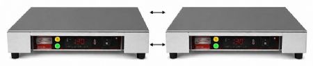 Plaque de maintien au chaud professionnelle inox 400 W - Sofraca - PMCH6