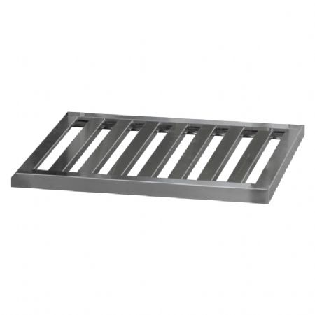 Étagère de Table de lavage professionnelle grille 140x70 cm Étagère de Table de lavage professionnelle grille 140x70 cm
