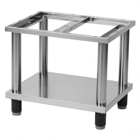 Soubassement ouvert inox à châssis ajouré