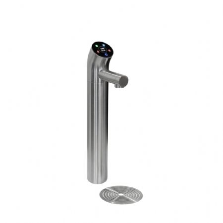 Fontaine à eau professionnelle électronique distribution d'eau froide, tempérée et gazeuse - Cosmetal - POWERSTREAM-HIGH-ACWG
