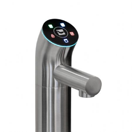 Fontaine à eau professionnelle à colonne électronique eau froide, tempérée et gazeuse - Cosmetal - POWERSTREAM-LOW-ACWG