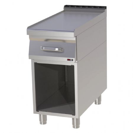 Plan de travail inox équipé d’1 tiroir dimensions GN 1/1