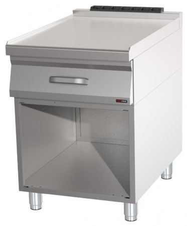 Eléments neutre ligne de cuisson sur placard Plateau AISI 304, habillage - Redfox - PP 90/60