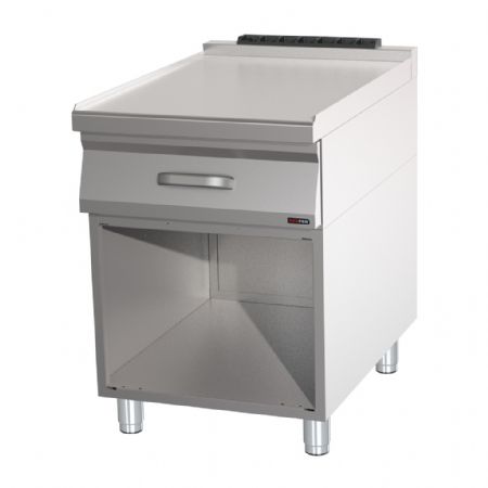 Plan de travail neutre équipé d’1 tiroir GN 1/1