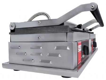 Grill paninis professionnelle simple plaque fonte 2000 W monophasé - Sofraca - PPM1