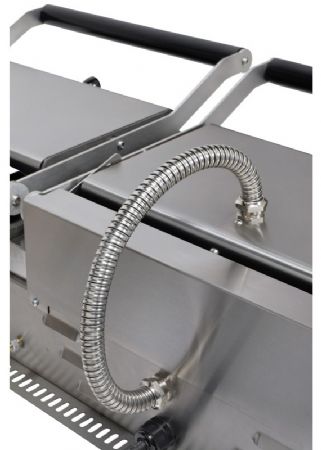 Grill panini professionnel double fonte 4 plaques rainurées - Sofraca - PPM2