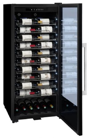 Cave  vins professionnelle 1 porte vitre - 107 bouteilles
