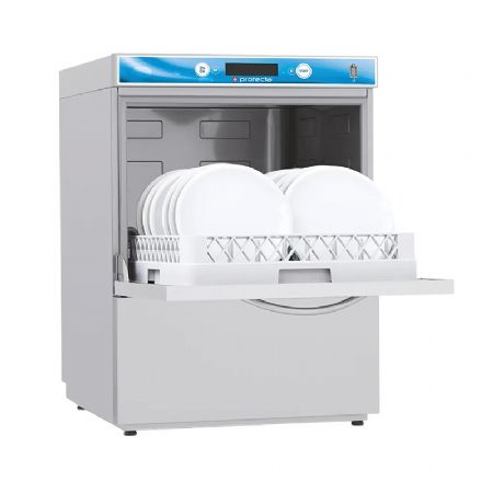Lave vaisselle professionnelle ouverture  l'avant avec adouciseur en continu - panier 500x500mm - 40 paniers/h