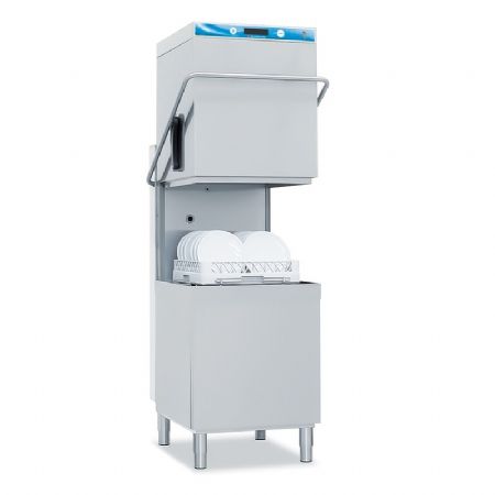Lave vaisselle  capot professionnel avec adoucisseur en continu pour panier 500x500mm - 40 paniers/h
