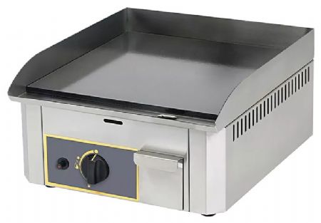 Plaque à snacker professionnelle Gaz à poser en acier décarburé lisse 3,2 kW - Furnotel - PSA4G