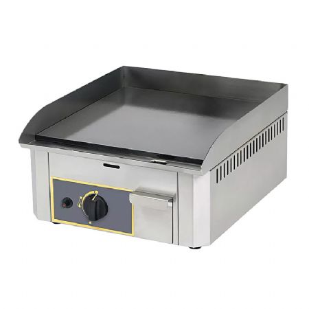 Plaque de cuisson gaz  poser surface lisse en acier dcarbur largeur 400mm  - 3,2kW