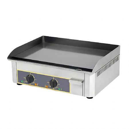 Plaque de cuisson lectrique  poser surface lisse en acier dcarbur largeur 600mm - 6kW
