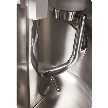 Pétrin à spirale automatique professionnel 60 kg, 2 vitesses, sur roues, 1230x1070x620 mm - Diamond - PSB-61M/2V