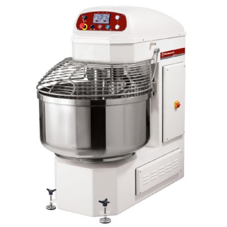 Pétrin boulangerie à spirale automatique, 2 vitesses, 2 timers, 2 moteurs, capacité 80 kg, 730x1305x1460 mm - Diamond - PSB-82MI/2V Pétrin boulangerie à spirale automatique, 2 vitesses, 2 timers, 2 moteurs, capacité 80 kg, 730x1305x1460 mm - Diamond - PSB-82MI/2V