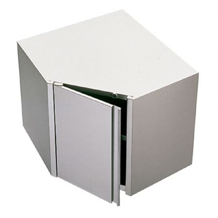 Armoire murale d'angle en inox AISI 441 800x800x600 mm - Diamond - PSCA80/B Armoire murale d'angle en inox AISI 441 800x800x600 mm - Diamond - PSCA80/B