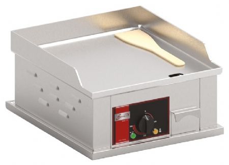 Plaque à snacker professionnelle Monophasé à poser en inox lisse 2,5 kW - Sofraca - PSE400I