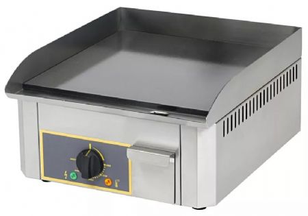 Plaque à snacker professionnelle Monophasé à poser en inox lisse 2500 W - Furnotel - PSI4E