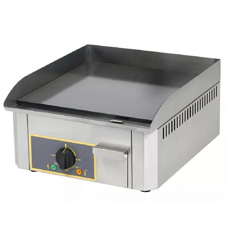 Plaque de cuisson lectrique  poser surface lisse en inox largeur 400mm  - 2,5kW