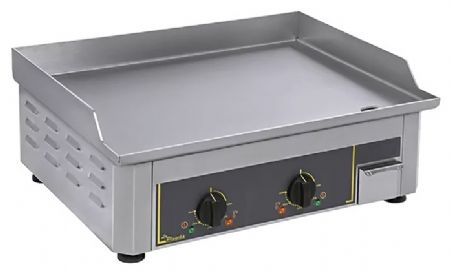 Plaque à snacker professionnelle Monophasé à poser en inox lisse 3,5 kW - Furnotel - PSI6E
