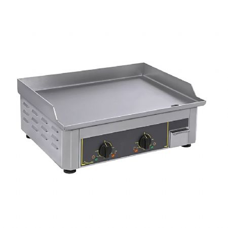 Plaque de cuisson lectrique  poser surface lisse en inox largeur 600mm  - 3,5kW