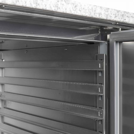 Meuble à pizzas table avec module pour garniture - Tefcold - PT1310 + GVC38-200