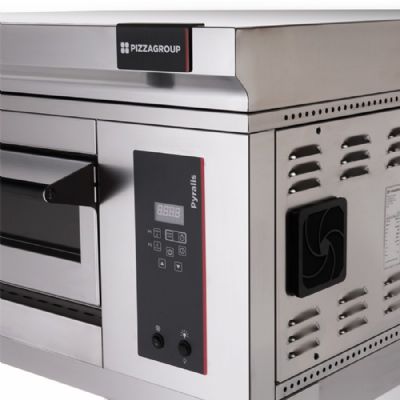 Four � pizza �lectrique 2 compartiments pour 12 pizzas diam�tre 30 � 34 mm