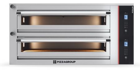 Four à Pizzas professionnel électrique à commandes digitales - 2 chambres 12 pizzas - Gamme PYRALIS - Pizza Group - PYD12LF-2 Four à Pizzas professionnel électrique à commandes digitales - 2 chambres 12 pizzas - Gamme PYRALIS - Pizza Group - PYD12LF-2