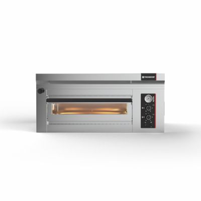 Four à pizza électrique 1 chambre sole réfractaire pour 4 pizzas diamètre 30-34 cm Four à pizza électrique 1 chambre sole réfractaire pour 4 pizzas diamètre 30-34 cm