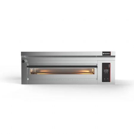 Four à pizza professionnel électrique commande digitale 1 chambre 9 pizzas diamètre 30 à 34 cm