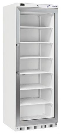 Congélateur vertical 1 porte vitrée blanc 400 L - Coolhead - QNG 400